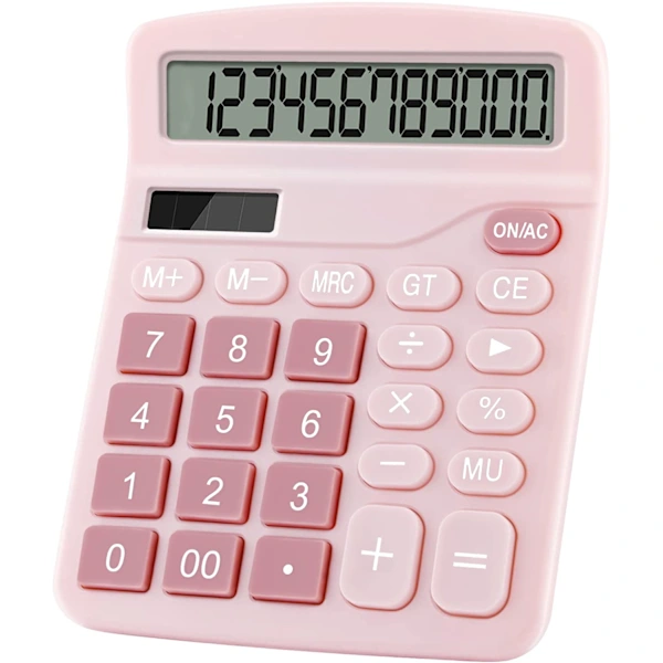 Calculadora de Mesa, Dual Power Basic Solar e Bateria Dual Power Basic Des BRILVIBERA