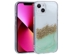 Lurelia Capa Iphone 14 Tpu Pc Brilho Verde
