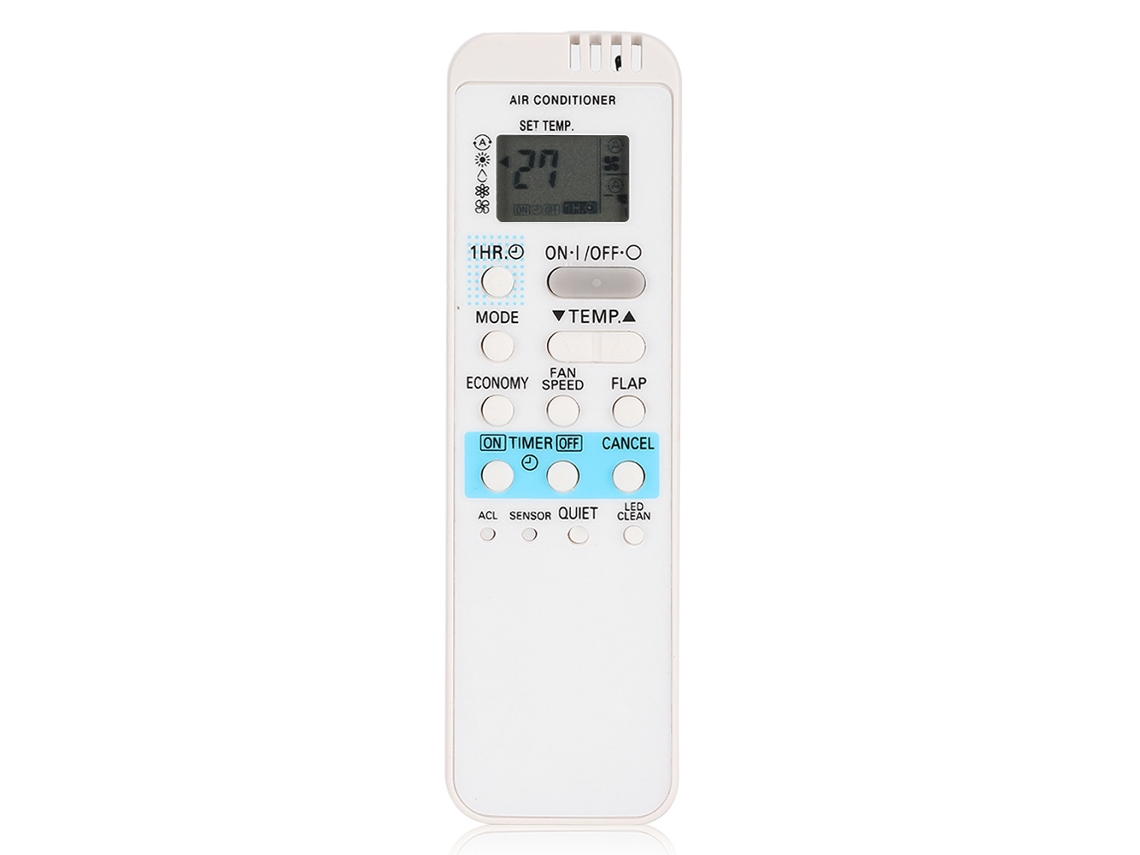 Control Remoto Para Aire Acondicionado Sanyo Ax1/3 Abs Durable Blanco