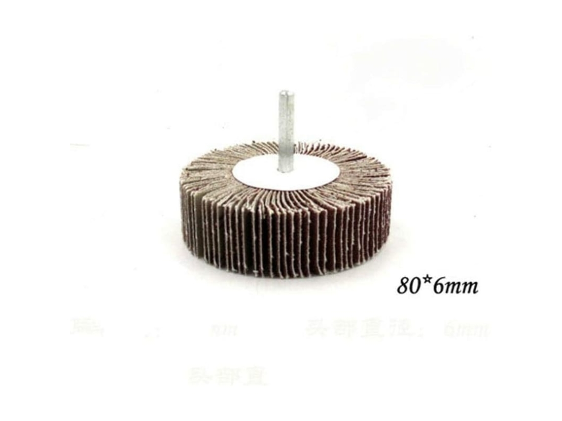 2026-kit De 5 Discos Abrasivos Flap De 80mm Com Disco De 80mm Para Ferramentas Rotatórias