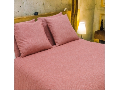 Jogo Capa de Edredão LAMEIRINHO Master Vermelho 240x220cm