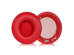 1 Par De Almofadas De Substituição De Pele De Cordeiro Para Beats Solo3 / Solo2 Wireless Vermelho Para Beats Solo3 / Solo2 Wireless Ushion