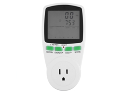 Soquete De Monitoramento De Energia E Medição (padrão Dos Eua, Com Tela Lcd Digital, Compatível Com Uma Ampla Faixa De Tensão De 110~130v)
