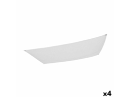 Toldo Aktive Triangular 200 X 0,5 X 300 Cm Poliéster Branco 4 Unidades