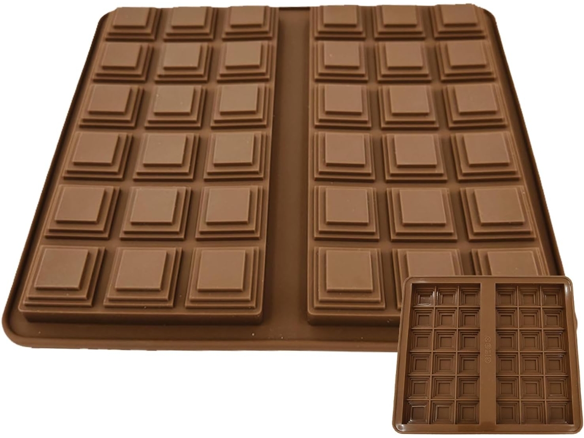 Molde De Chocolate Reutilizável E Fácil De Desenformar