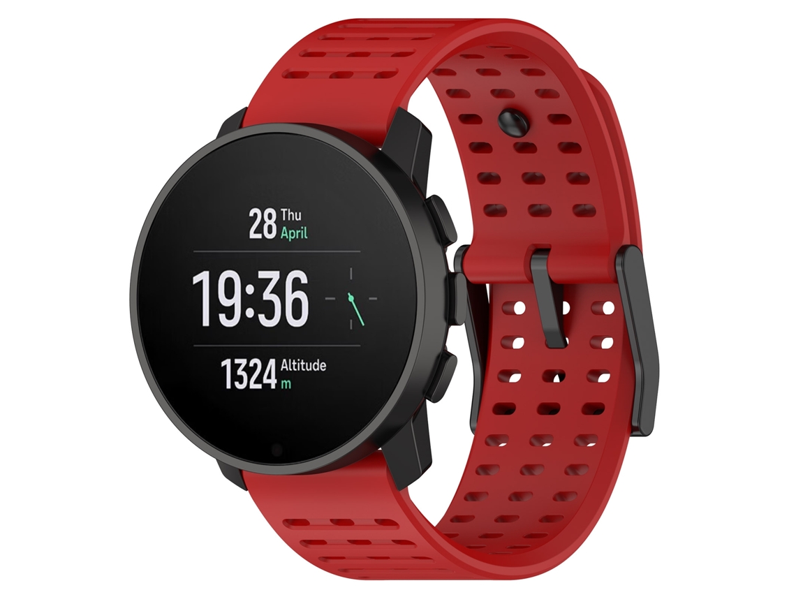 Bracelete para Smartwatch para Suunto 9 Peak Pro / Suunto de substituição de silicone vertical (vermelha)