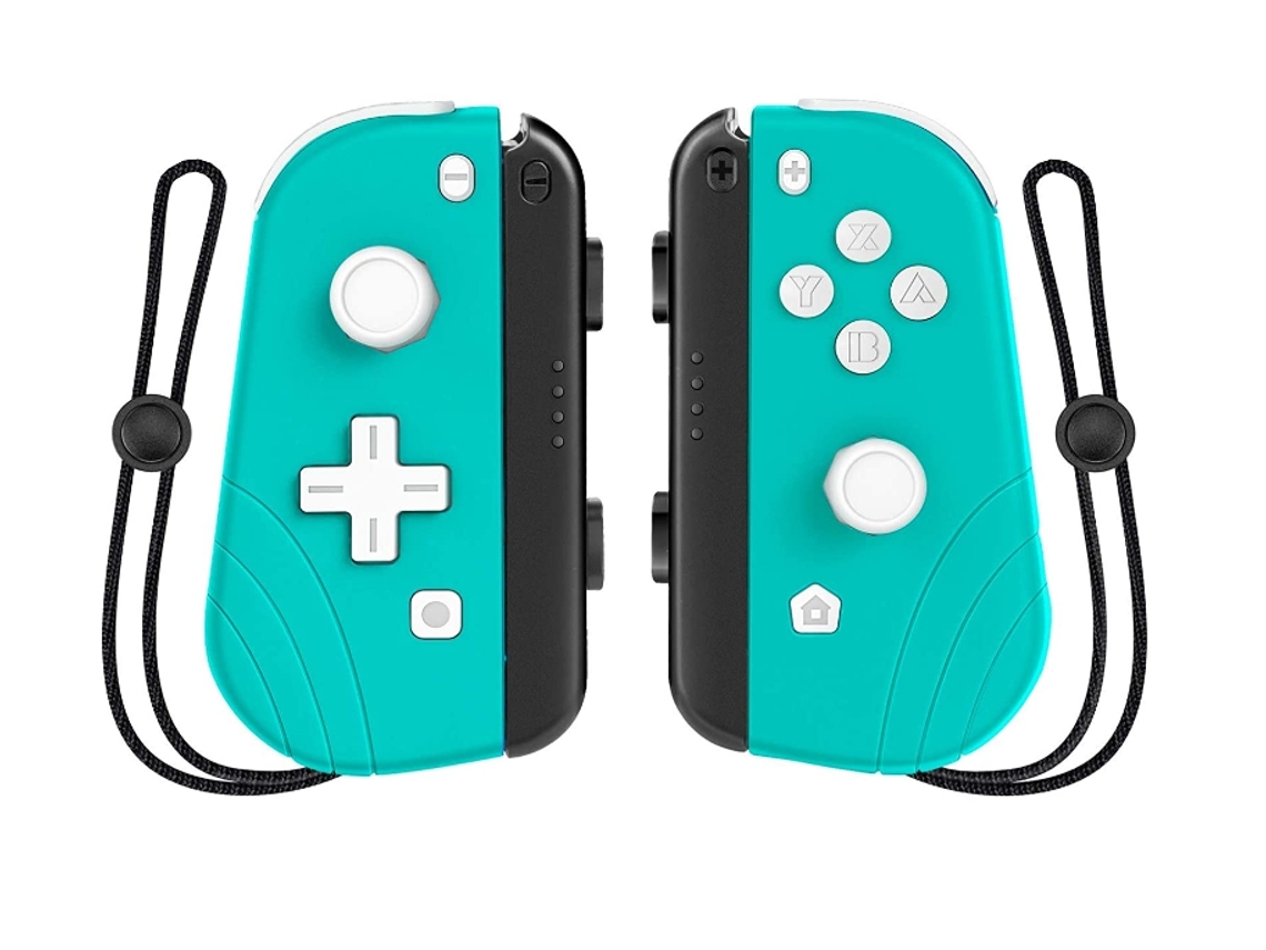 Controlador Sem Fio Controle Remoto de Gamepad Sem Fio com Despertador Giroscópio de 6 Eixos Controle de Movimento Verde YIZHOOD