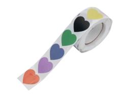 Stickers de Coração Adesivos para Scrapbooking, Presentes, Papelaria e Manuais Diy