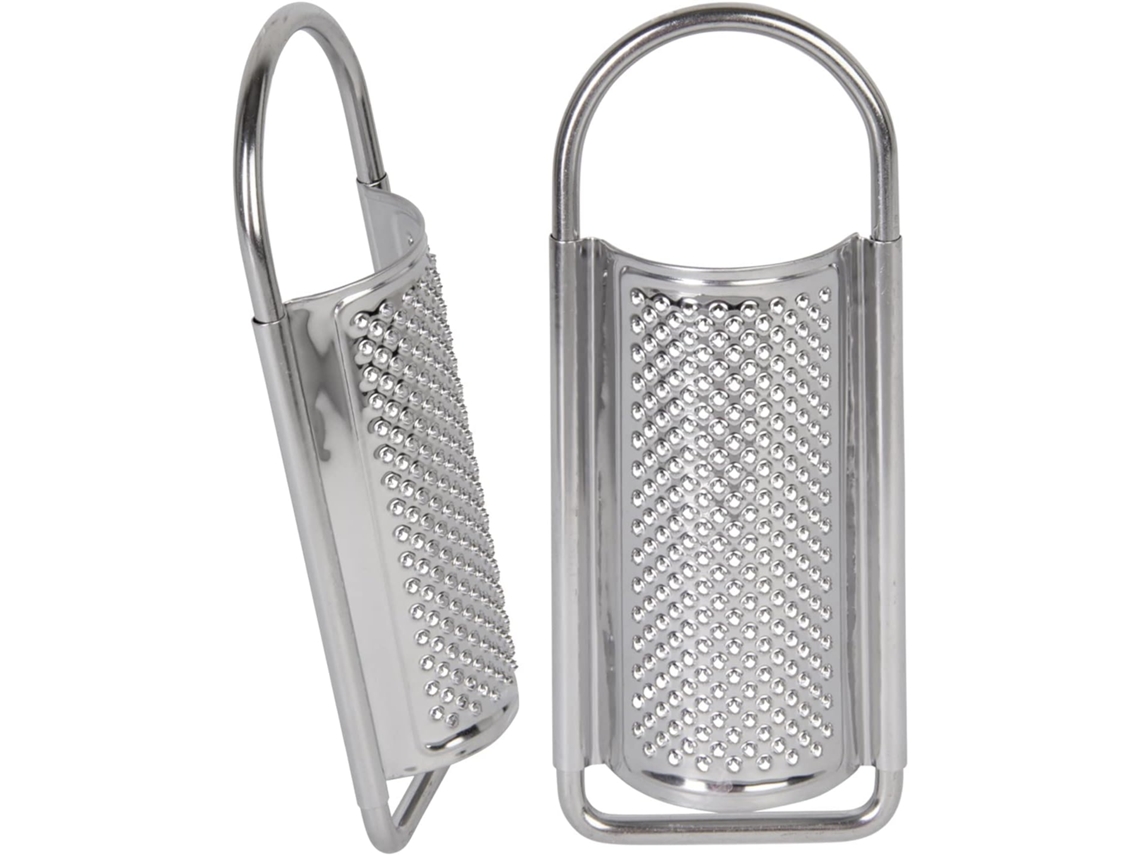 Ralador de Noz Moscada Aco Inox 15cm Prata, para Especiarias, Seguro Lava Loucas ZYBLSSBB