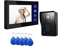 Interphone Vídeo Couleur Tft Lcd 7 Bidirecional com Rfid Afixação Clair Protection Contra SFUSHOS