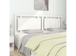 Cabecero 205,5x4x100 cm Madera Maciza de Pino Blanco