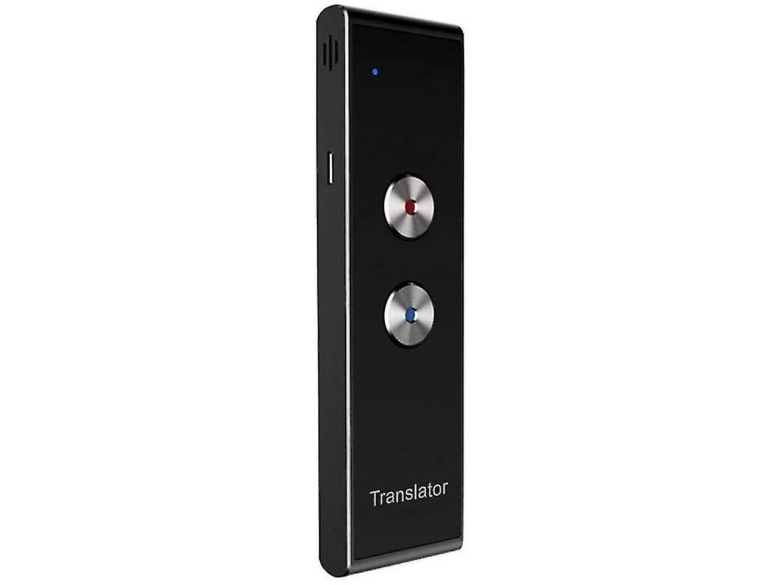 Traductor De Voz Inteligente Simultáneo En Tiempo Real Negro Bxk Para Android E Ios Con Traducción De Texto