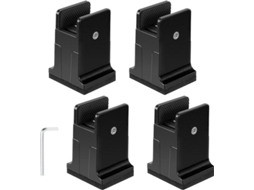 Ajustável Elevador De Cama E Mesa - 3,4 Polegadas - Com Parafuso - Elevador De Sofá - Preto