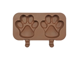 Formas De Silicone Para Picolés, Fáceis De Desenformar, Reutilizáveis, Para Fazer Sorvete Em Casa, Sem Bpa, Marrom, Formato De Pata Gato