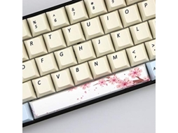 Barra De Espaço Com Sublimação De Tinta Pbt Five Sides, Perfil 6,25u, Para Teclado Mecânico Slowmoose (cor Kit 9)