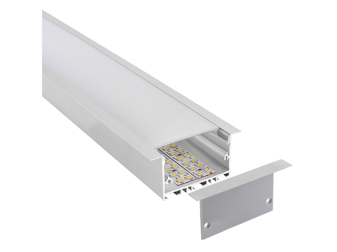 Perfil Aluminio Osic V2 Para Fitas Led Metro LEDBOX