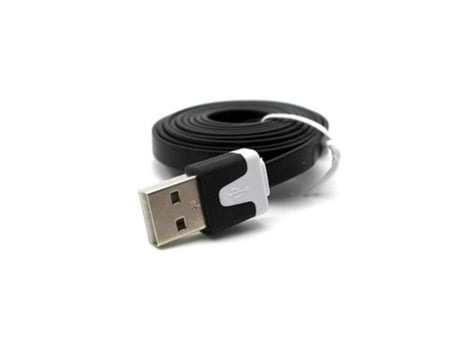 Cabo MULTISHOP Lightning Flat (3m) (Preto)