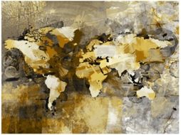 Papel de Parede ARTGEIST Mapa Artistico Do Mundo (400x309 cm)