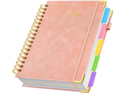Caderno Pautado Para Faculdade | Caderno B5 Com Divisória Removível, 300 Páginas, Organizador Compac Gokoco