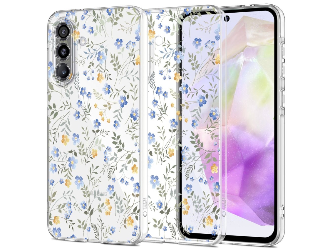Capa Tech-protect Flexair Para Samsung Galaxy A37 5g Com Estampa.