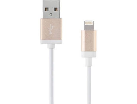 Cabo ARTWIZZ 45285 (USB - Lightning - 1m - Dourado) — USB - Lightning | 1 m