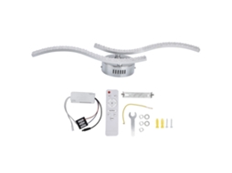 Luz de Teto Led Controle Remoto 3 Cores Dimmer Luminária Ondulada Sala Quarto Ac85 265v S/MARCA