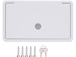 Caixa De Ferramentas Porta Bagagem Rv, 26, 7x 15, 5cm, Compartimento De Armazenamento Em Plástico Abs Resistente
