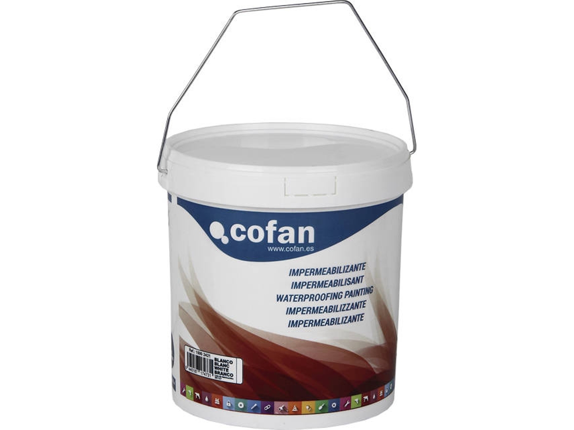 IMPERMEABILIZANTE Elástico COFAN (12L) TRANSPARENTE