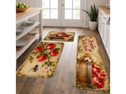 Tapetes De Cozinha Com Estampa Frutas, Estilo Clássico Rústico, Macios, Acolchoados, Confortáveis, Laváveis, Para Pias