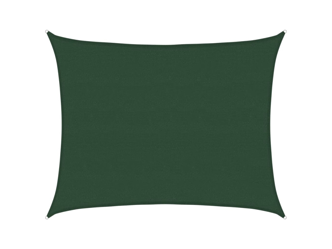Toldo vela VIDAXL Verde (6x7 m)