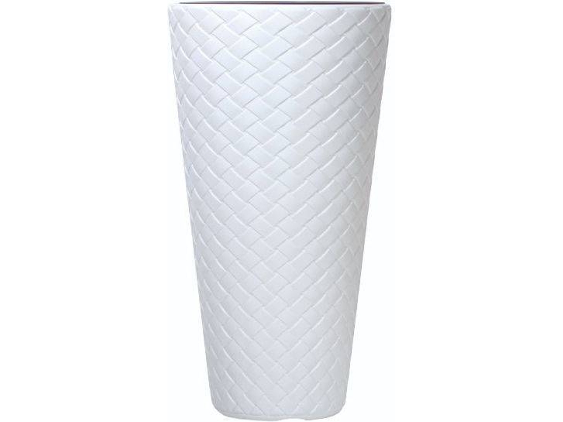 Vaso PROSPERPLAST Matuba Slim (Branco - 30 x 30 x 55 cm)