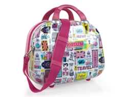 Saco de Viagem Rígido SKPAT London Fúcsia 34X26X18 Cm 16L