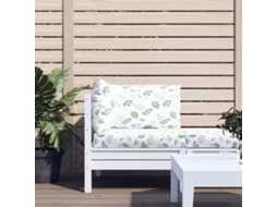 Vidaxl Almofadões P/ Móveis Paletes 3 Pcs Tecido Oxford Padrão Folhas