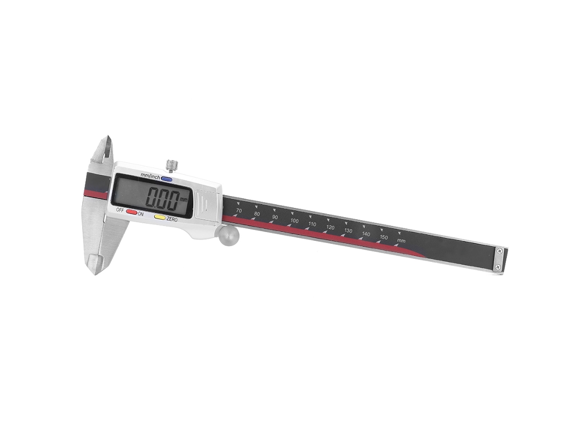 Laxiscreed Paquímetro Digital Em Aço Inox Para Medição Interna E Externa Com Visor Digital