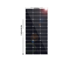 Kit De Painel Solar, Potência De Saída De 280w, Design Flexível,140w Branco Oem