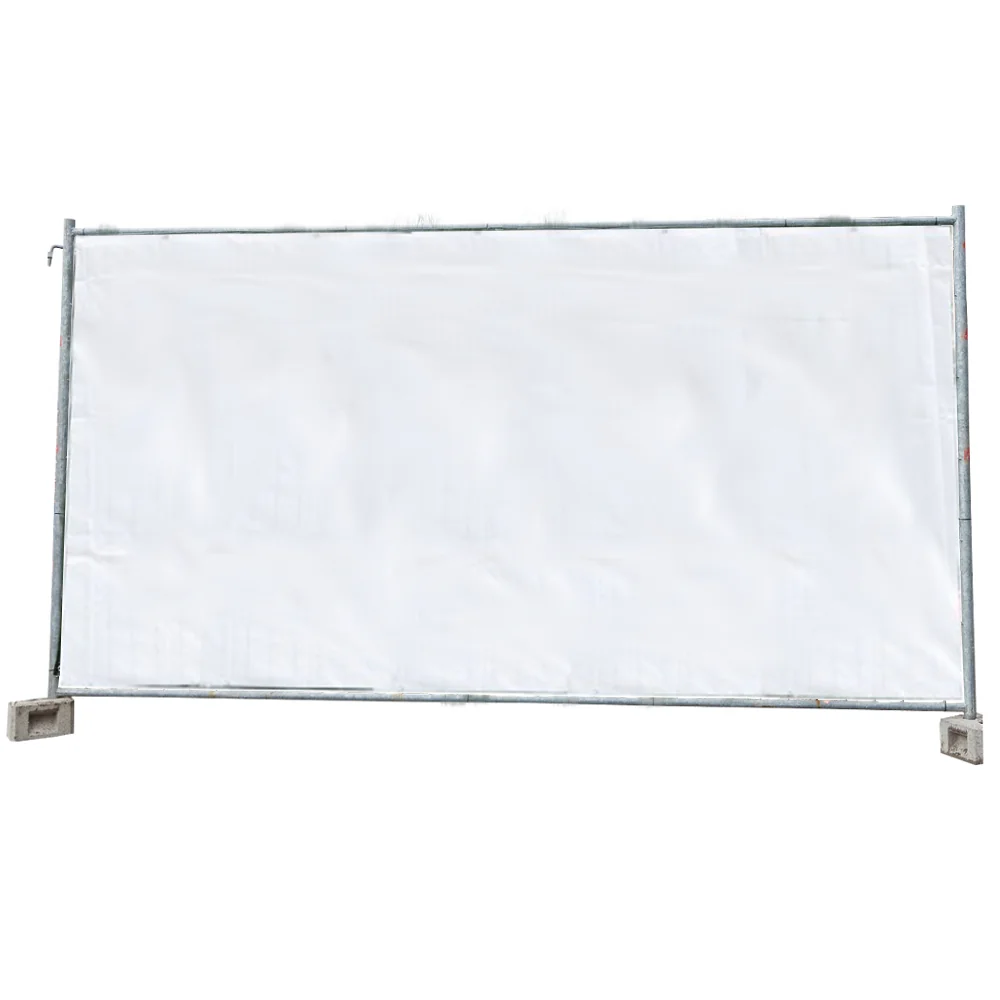 Lona Polietileno Privacidade Obras 160g/m² 1,76x3,41m Branca Uv Resistente