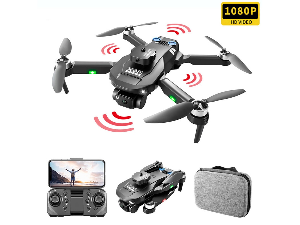 Ks11 Mini Drone1080P Duração Da Bateria: 18 Min Preto YIZHOOD