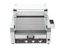 Grelha Elétrica Para Cachorros Quentes Succebuy 30 De 11 Rolos 2400 W Prata