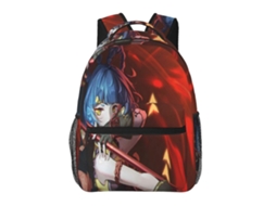 Mochila Estudantil Genshin Impact J294, Leve E Durável, À Prova Dágua E Com Alça De Ombro Ajustável. Olysi Shop