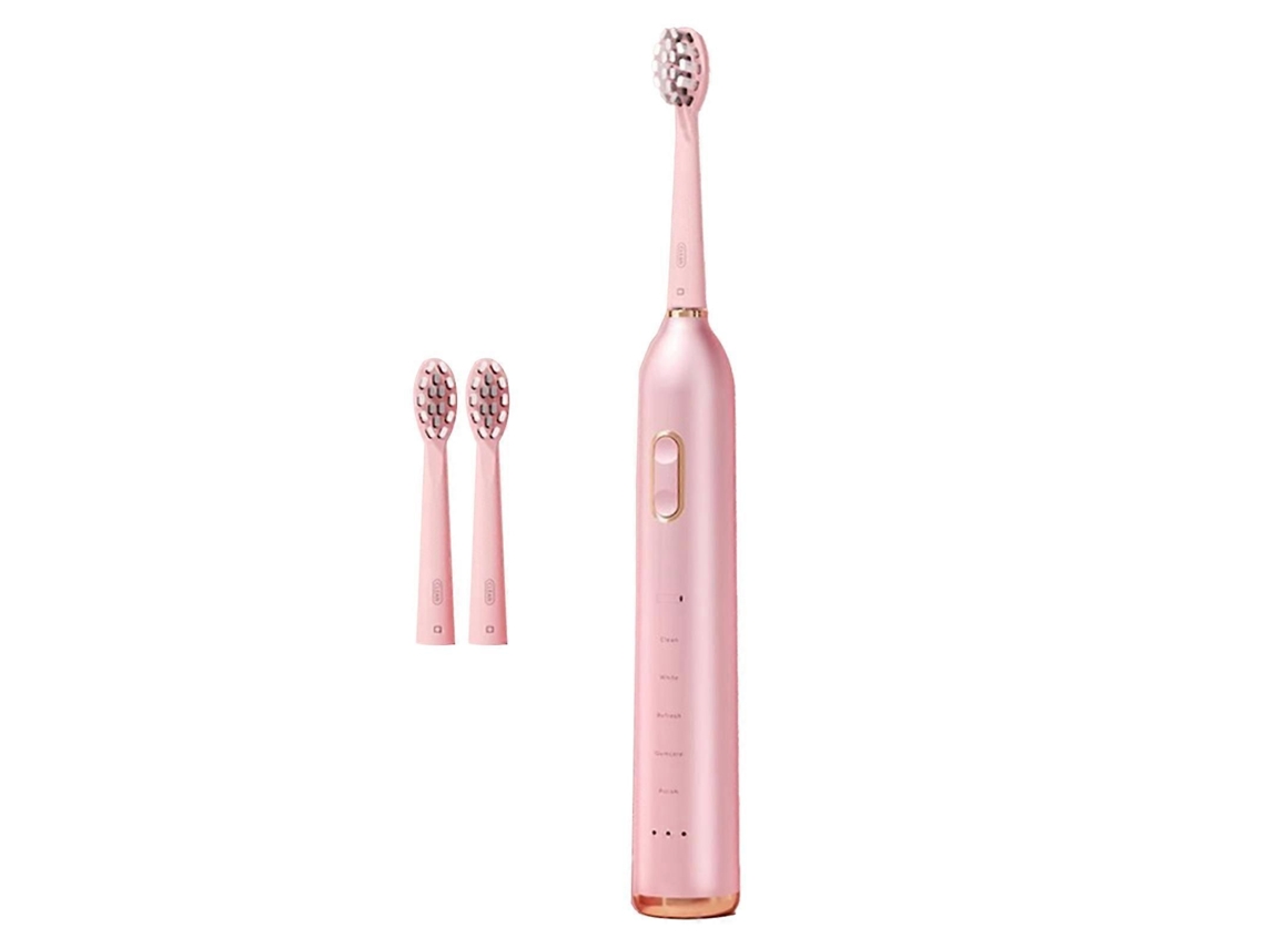 Escova De Dentes Elétrica Recarregável Via Usb, Potente, Com 5 Modos De Clareamento, Ideal Para Adultos.