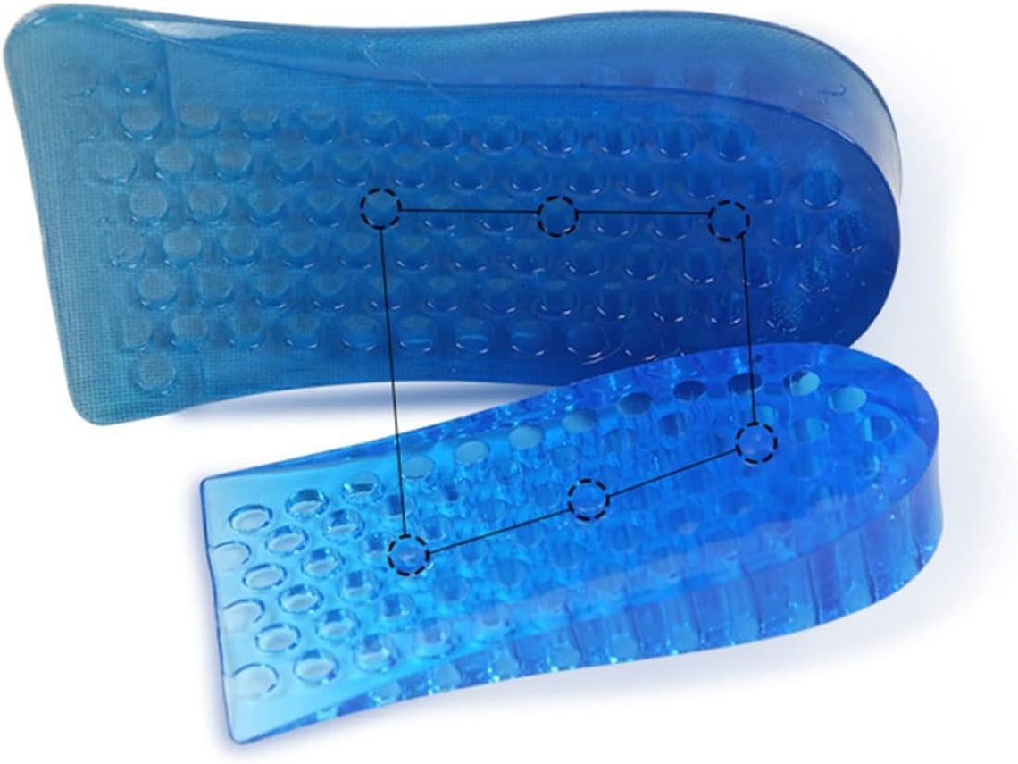 Palmilhas Ipetboom Para Aumento De Altura, Para Homens E Mulheres, Com 2 Camadas De Silicone, Design Invisível E Bom