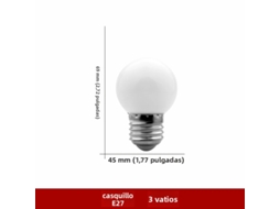 (branco Frio, 3w, Base De Rosca E27) 10 Lâmpadas Led, 220v