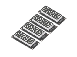 Laxiscreed Quatro Painéis De Display Led Digital De 4 Dígitos Com Driver Tm1637