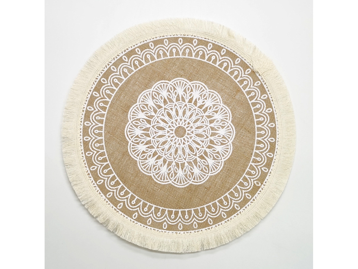 Toalha De Mesa De Linho, Pacote Com 2, Para Decoração De Casamentos E Festas Familiares, Com Borlas Circulares E Mesa De Jantar Isolada Borla B