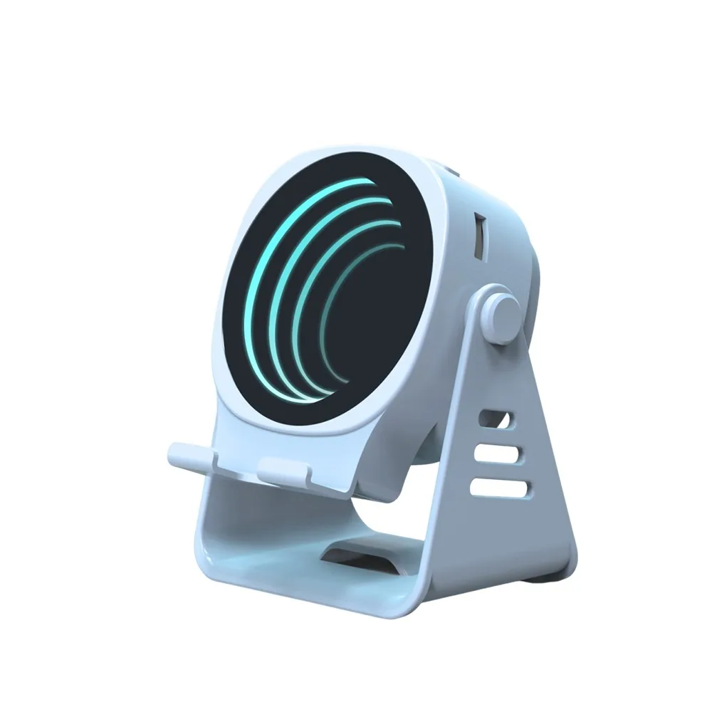 (azul) Suporte Para Celular Com Sensor De Ângulo Ajustável, Carregamento Usb E Bluetooth 5.3