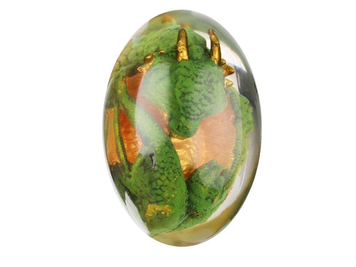 Laxiscreed Ovo De Dragão Lava Transparente Para Decoração E Souvenir De Dinossauro