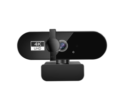 Webcam 4k Hd Usb Com Microfone, Esta Webcam Widescreen De 90 Graus Captura Vídeo Hd Com Ângulo De Visão De Até 120 Graus, Sendo Ideal Para