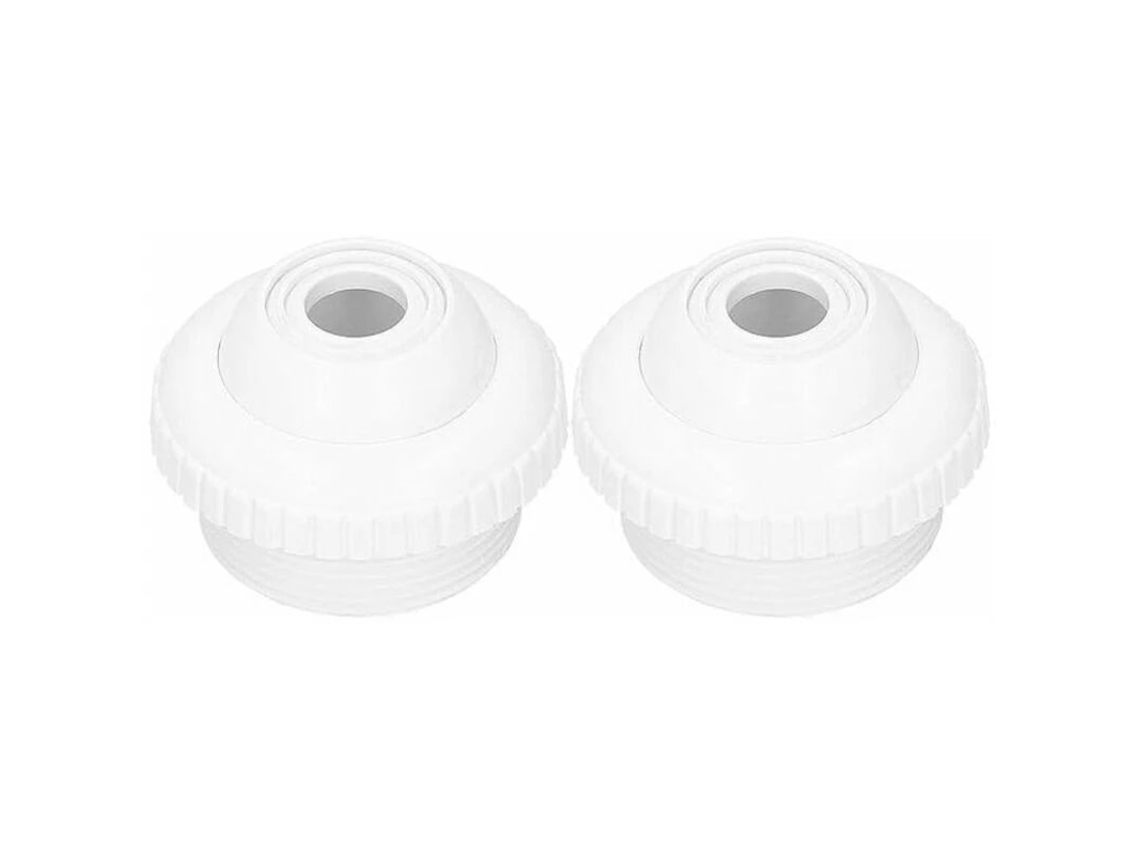 Acessório Para Piscina, Conjunto De 2 Bicos, 1, 5 Polegadas, Branco, Conjunto De 2 Bicos Antirretorno Para Piscina