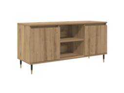 Gabinete para Tv Carvalho Artesanal 104 X 35 X 50 Cm MAISON EXCLUSIVE