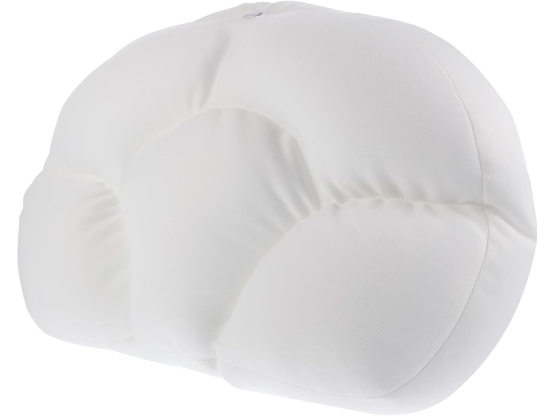 Travesseiro Lombar e Cervical de Algodão, Ergonômico para as Costas com Enchimento Partículas, CHABERLU